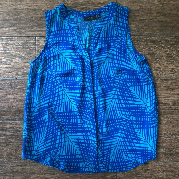 Apt 9 Essentials Palm Blouse PS - Picture 1 of 2